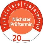 Avery Zweckform Pr&uuml;fplakette 7904 &bdquo;N&auml;chster Pr&uuml;ftermin&ldquo; 20__zum