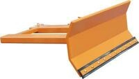 Schneeschieber SCH-L 1500, 1500 mm, f&uuml;r Gabelzinken, Gummisch&uuml;rfleisten, lackiert,
