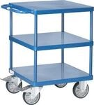 Tischwagen Fetra 2416B, bis 500 kg, 3 Etagen mit Plattformen, Ladefl&auml;che L 600 x B