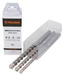 Projahn Hammerbohrer-Set ROCKET 5, SDS-plus, PGM, &Oslash; 6-8-10 x 160/100 mm,...