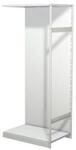 Leerregal PROGRESS 500 T, Anbaufeld, mit R&uuml;ckwand, H 2250 x B 960 x T 640 mm
