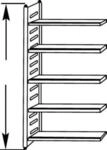 Regalfeld, 2200 x 750 x 600 mm