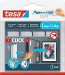 tesa&reg; Powerstrips CLICK LARGE, 7,2 kg, 4 x 2 Streifen, selbstklebend, f&uuml;r flache