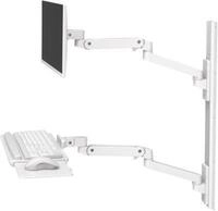 Wandarbeitsplatz Ergotron LX Pro, Tastaturablage und Monotorhalterung, bis 34&Prime;,
