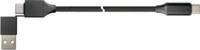 USB 2.0 Lade/-Datenkabel Good Connections PYTHON&reg; Serie, 2-in-1, USB-A + USB-C...