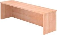 Thekenaufsatz ULM, B 1200 x T 320 x H 350 mm, Nussbaum-Dekor