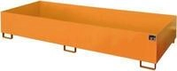 Regalwanne Typ RW/RW 3300-3, ohne Gitterrost, orange RAL2000