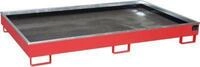 Bauer Regalwanne RW 2200-2 PE, mit PE-Einsatz, L 2165 x B 1315 x H 510 mm,...