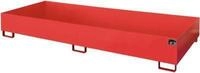 Regalwanne Typ RW/RW 3300-2, ohne Gitterrost. rot RAL3000