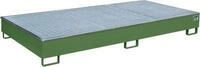 Bauer Regalwanne RW-GR 2700-2 PE, mit PE-Einsatz, mit Gitterrost, L 2665 x B...