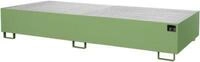Bauer Regalwanne Typ RW/GR 3300-3, mit Gitterrost, gr&uuml;n RAL6011 134097