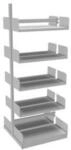 Variabo Freiarmregal, Anbaufeld, doppelseitig, 250 mm Fachtiefe, 750 x 2000 mm