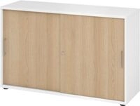 Schiebet&uuml;rschrank Breno, abschlie&szlig;bar, Spanplatte, melaminharzbeschichtet, B 1200 x