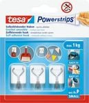 tesa&reg; Powerstrips Klebehaken, selbstklebend, wei&szlig;, abl&ouml;sbar & wiederverwendbar,