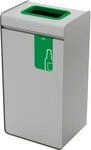 Wertstoffsammler Durable DURASORT&reg;, Volumen 55 l, f&uuml;r Glas, farbiger Einwurf-Ring