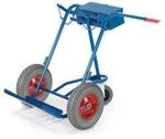 Rollcart Transportsysteme Stahlflaschenkarre, mit St&uuml;tzrad, Vollgummi-Reifen...