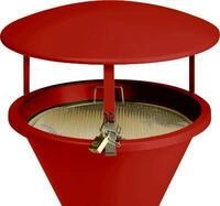 Dach f&uuml;r Standascher, rot