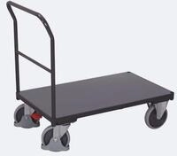 Sch&auml;fer Shop Select Schiebeb&uuml;gelwagen, Stahl/MDF-Platte, Anthrazitgrau/Dunkelgrau,
