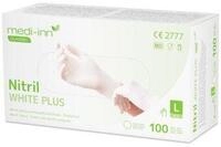 Einmalhandschuhe Medi-Inn&reg; PS Nitril White Plus, f&uuml;r links/rechts, puderfrei,...