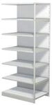 Komplettregal PROGRESS 500 T, Anbaufeld, mit R&uuml;ckwand, H 2250 x B 960 x T 640 mm