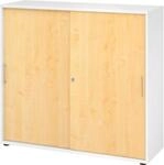Schiebet&uuml;rschrank Breno, abschlie&szlig;bar, Spanplatte, melaminharzbeschichtet, B 1200 x