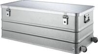 Rechteckbeh&auml;lter mit Rollen, Alu-Dekor, 150 l