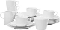 Kaffeeservice Heike, f&uuml;r 6 Personen, Porzellan, wei&szlig;, 20-tlg. 666675