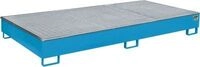 Bauer Regalwanne RW-GR 2700-2 PE, mit PE-Einsatz, mit Gitterrost, L 2665 x B 1315 x H