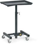 ESD-Materialst&auml;nder, mit Rollen, manuell h&ouml;henverstellbar, Stahl, L 605 x B 405 x H