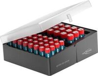 Batterien Ansmann, Vorratsbox mit 32 x Micro AAA und 20 x Mignon AA Batterien,