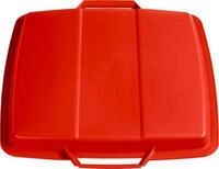 Deckel f&uuml;r Abfallbeh&auml;lter 90 Liter, rot