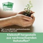 Post It Post-it&reg; Haftnotizen Recycling Notes 654-RYP24, B 76 x T 76 mm,
