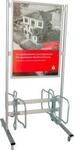 Update Display Werbe-Fahrradst&auml;nder Economy, DIN A1, mit 4...