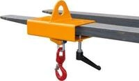 Lasthaken f&uuml;r Gabelstapler und Kran Bauer LH-I 2,5, mit Wirbel, Traglast 2500...