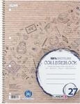 Collegeblock Herlitz Recycling, 80 Blatt, DIN A4+, 70 g/m&sup2;, 4-fach gelocht,