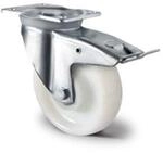 CASCOO Lenkrolle Z0Z0, mit Totalfeststeller, Rad-&oslash; 160 mm x B 50 mm, Polyamid-Felge,