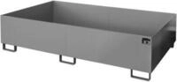 Regalwanne Typ RW/RW 2200-2, ohne Gitterrost, grau RAL7005
