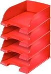LEITZ&reg; Ablagekorb Plus Jumbo 5233, DIN A4, 4 St&uuml;ck, rot