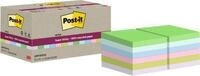 Post It Post-it&reg; Haftnotizen Super Sticky Recycling Notes 622-RSS12COL, B 47,6 x T
