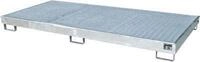 Bauer Regalwanne RW-GR 2700-1 PE, mit PE-Einsatz und Gitterrost, L 2665 x B...