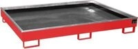 Regalwanne mit PE-Einsatz Regalwanne RW 1800 PE, lackiert, Lichtblau