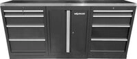 KS-Tools KS Tools Werkbank freistehend, Edelstahlplatte mit MDF-Kern, 4...