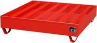 Profilwanne PW gem. StawaR, f&uuml;r 4 F&auml;sser, 230 l, 72 kg, rot