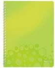 LEITZ Notizbuch WOW 4638, DIN A4, kariert, gr&uuml;n