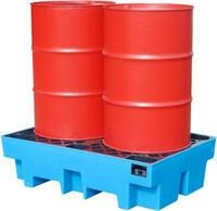 PE-Auffangwannen f&uuml;r 2 x 200 Liter-F&auml;sser