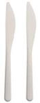Papstar Mehrweg Messer Polypropylen weiss 18,5 cm, bis 100 &deg;C,...
