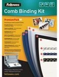 Fellowes Plastikbindung Premium-Kit, Binder&uuml;cken u. Deckbl&auml;tter, f. 20 Dokumente