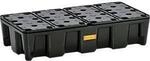 PE-Auffangwanne 35HD, aus Polyethylen, mit PE-Rost