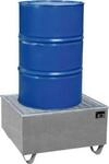 Auffangwanne BAUER AW-1/PE, mit Gitterrost, 200 l, B 815 x T 815 x H 470 mm,...