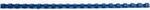 GBC&reg; Binder&uuml;cken, Plastik, &Oslash; 12 mm, 100 St&uuml;ck, blau 57513